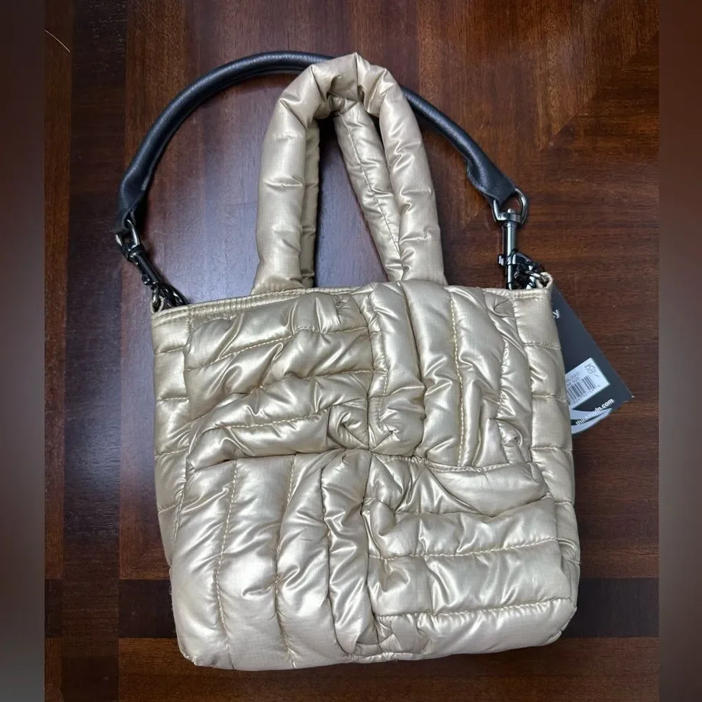 NWT - Think Royln - Lil Shopper - Pearl Gold Purse